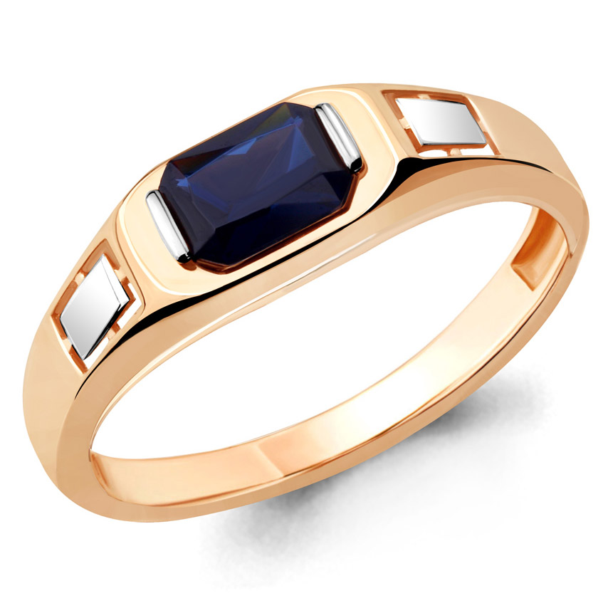 Кольцо, золото, фианит, 68430Н.1